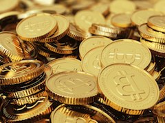 Bitcoin en pièces