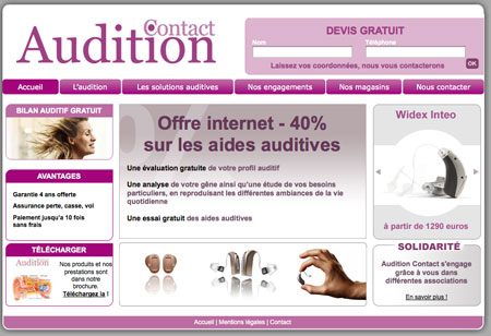 Audition Contact